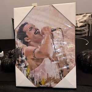 Freddie Mercury of Queen framed canvas wall art print New